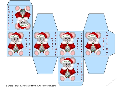 All In One Gift Box - Christmas Mouse