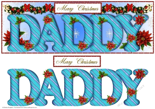 Large DL Poinsettia - DADDY