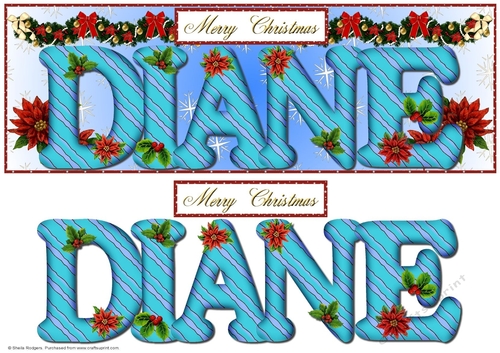 Large DL Poinsettia - DIANE