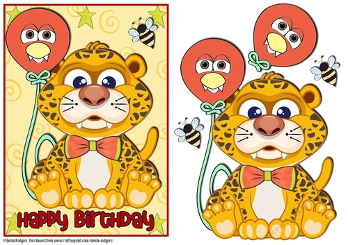 Happy Birthday - Little Cheetah