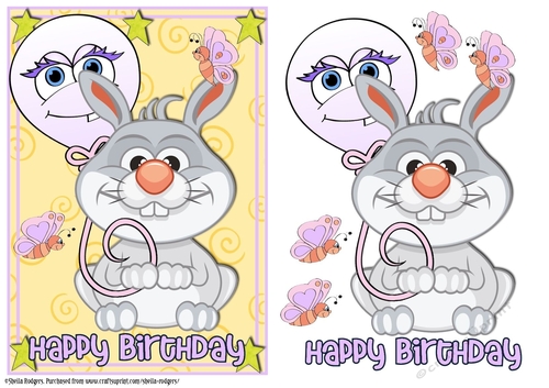 Happy Birthday - Little Rabbit