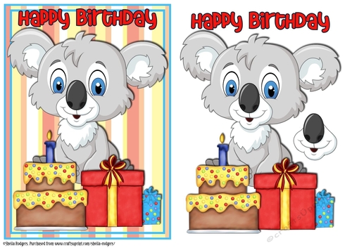 Happy Birthday - Little Koala