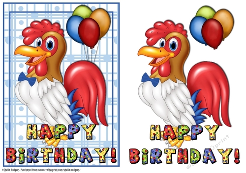 Happy Birthday - Little Cockerel