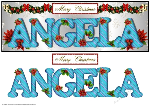 Large DL Poinsettia - ANGELA