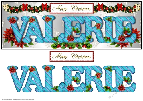 Large DL Poinsettia - VALERIE