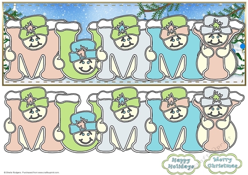 Pastel Snowmen - MUMMY