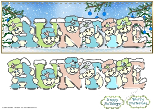 Pastel Snowmen - AUNTIE