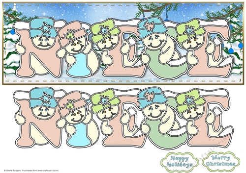 Pastel Snowmen - NIECE
