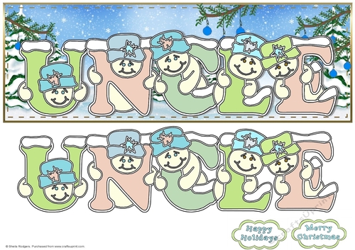 Pastel Snowmen - UNCLE