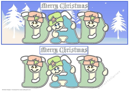 Pastel Snowmen - DAD