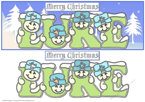 Pastel Snowmen - LUKE