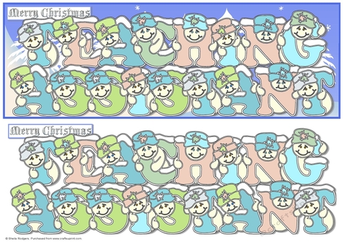 Pastel Snowmen - TEACHING ASSISTANT