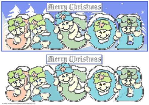 Pastel Snowmen - JACOB
