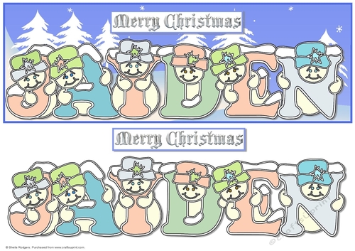 Pastel Snowmen - JAYDEN