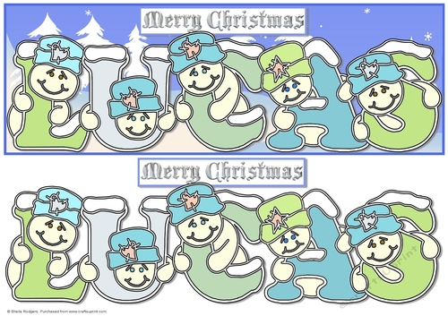Pastel Snowmen - LUCAS
