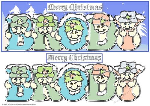 Pastel Snowmen - BRODY