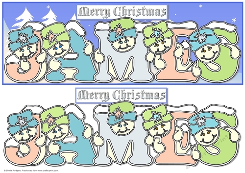Pastel Snowmen - JAMES