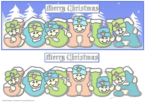 Pastel Snowmen - JOSHUA