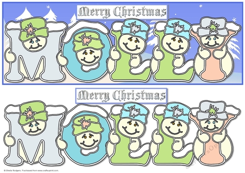 Pastel Snowmen - MOLLY