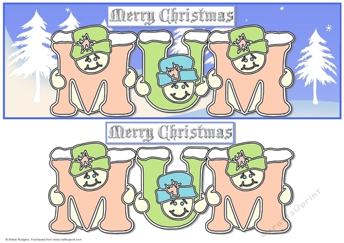 Pastel Snowmen - MUM 2