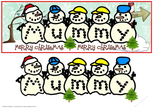 FROSTY FRIENDS - MUMMY