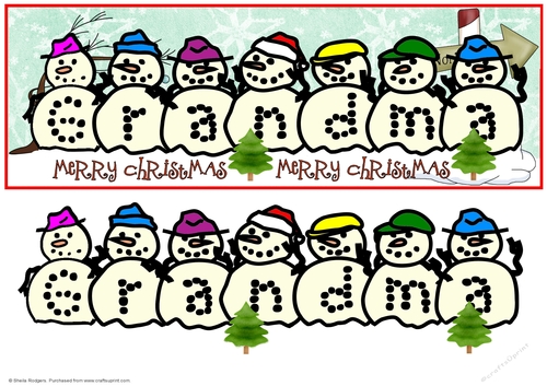 FROSTY FRIENDS - GRANDMA