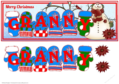 COZY MITTENS - GRANNY