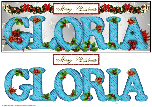 Large DL Poinsettia - GLORIA
