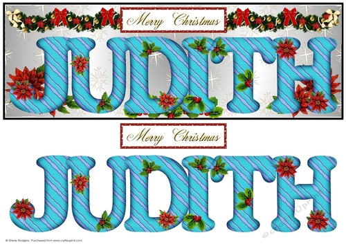 Large DL Poinsettia - JUDITH