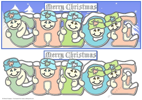 Pastel Snowmen - CHLOE