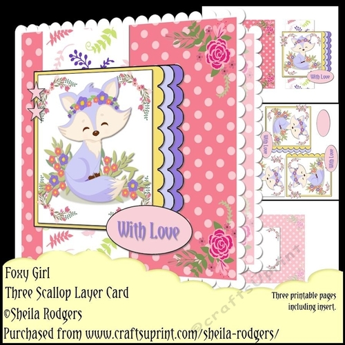Three Scallop Layers - Foxy Girl  1