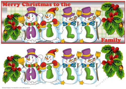 SNOWMEN SURNAMES - HILL
