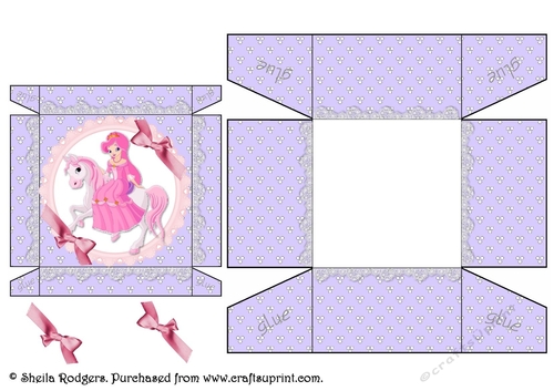 Princess on Pony Gift Box
