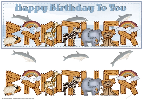 Noahs Ark Names - BROTHER