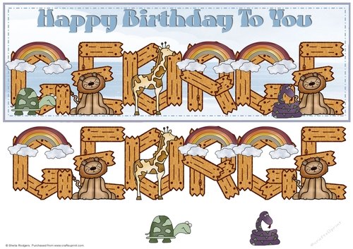 Noahs Ark Names - GEORGE