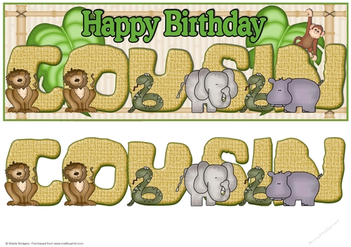 On Safari Names - COUSIN