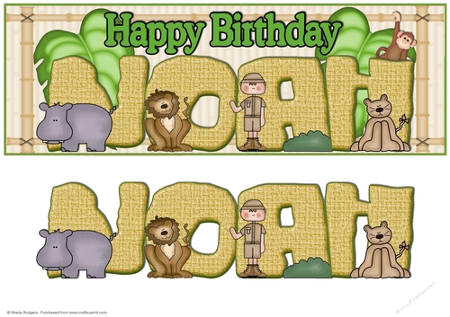 On Safari Names - NOAH