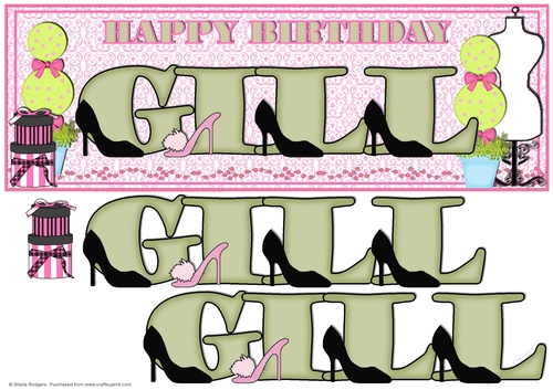 SHOPAHOLIC NAMES - GILL