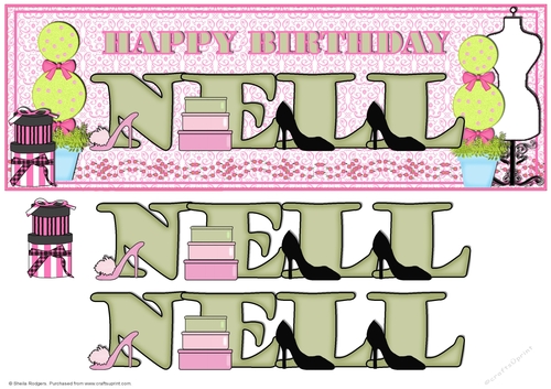 SHOPAHOLIC NAMES - NELL
