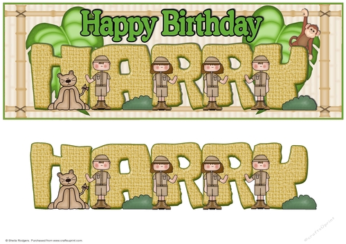 On Safari Names - HARRY