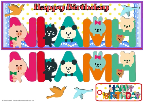 Animal Letters - NIAMH