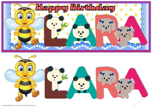 Animal Letters - LARA