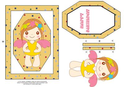 Little Angel Spinner Card