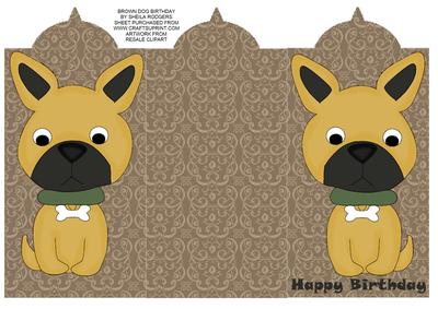 Brown Dog Birthday