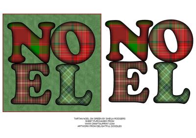 Tartan Noel on Green