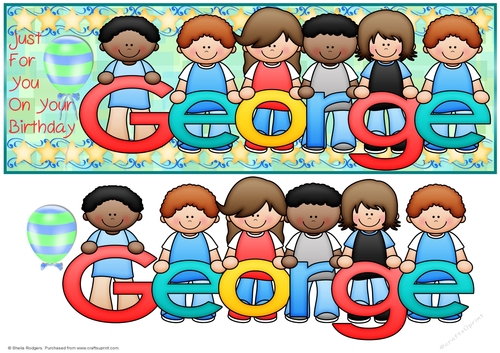 SCHOOL KIDS NAMES - GEORGE