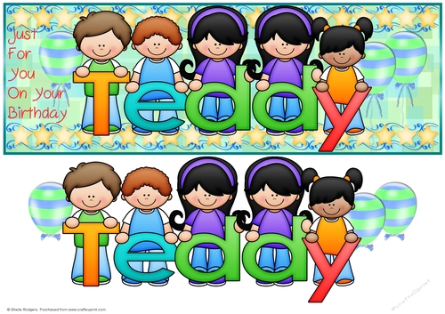 SCHOOL KIDS NAMES - TEDDY