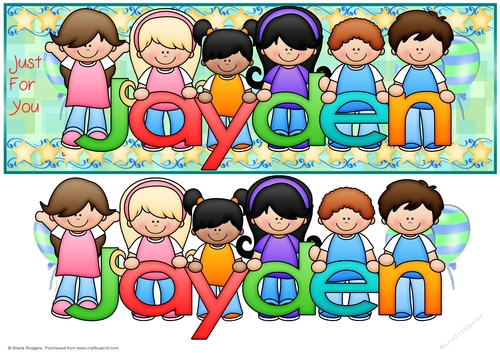 SCHOOL KIDS NAMES - JAYDEN