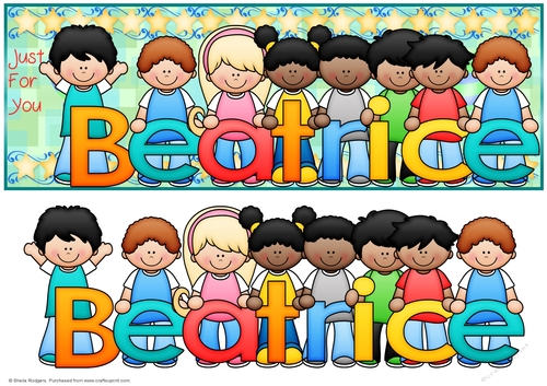SCHOOL KIDS NAMES - BEATRICE