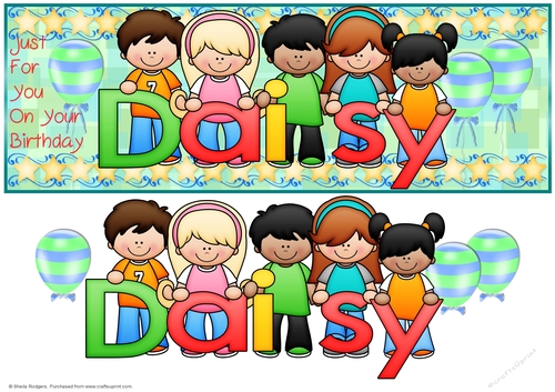 SCHOOL KIDS NAMES - DAISY